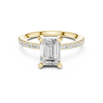 Load image into Gallery viewer, Eden 2.00ct Emerald Cut Diamond Ring
