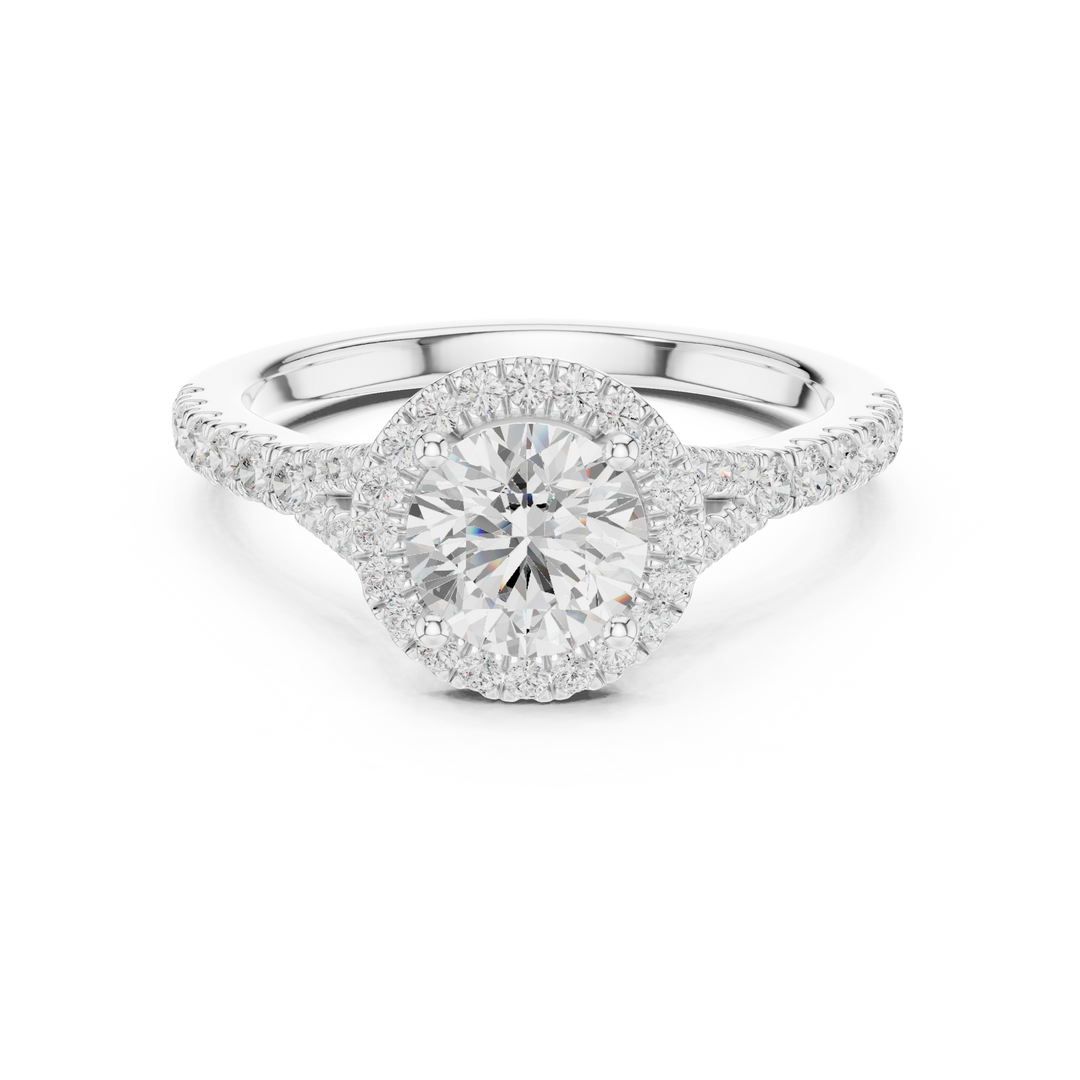 Callista 1.00ct Round Brilliant Diamond Ring
