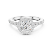 Callista 1.00ct Round Brilliant Diamond Ring