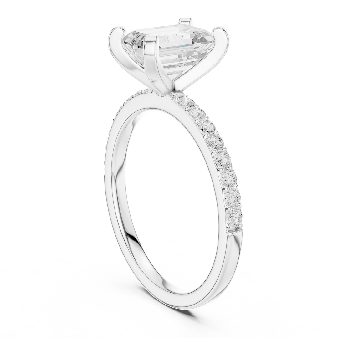 Eden 2.00ct Emerald Cut Diamond Ring