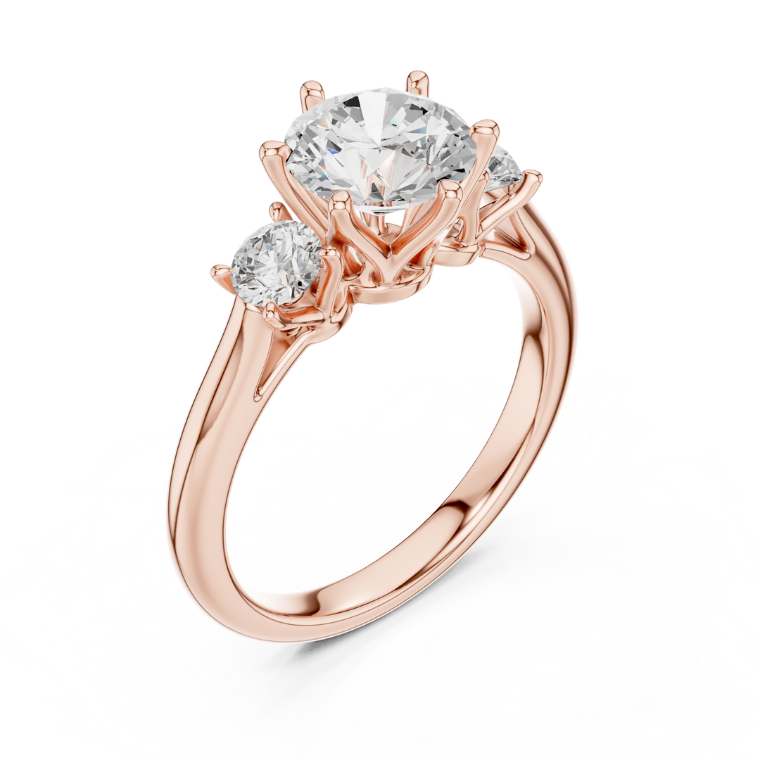 Soleil 1.50ct Round Brilliant Diamond Ring