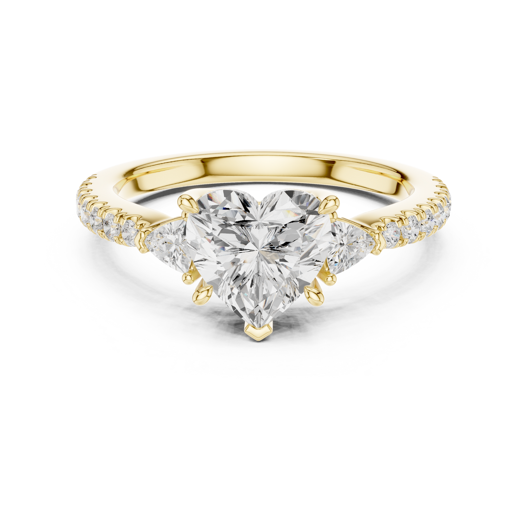 Amour Heart Cut Diamond Ring