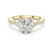 Amour Heart Cut Diamond Ring