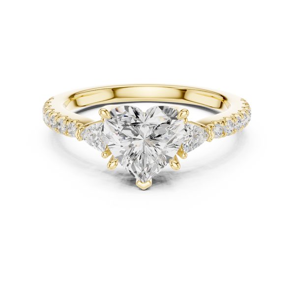 Amour Heart Cut Diamond Ring