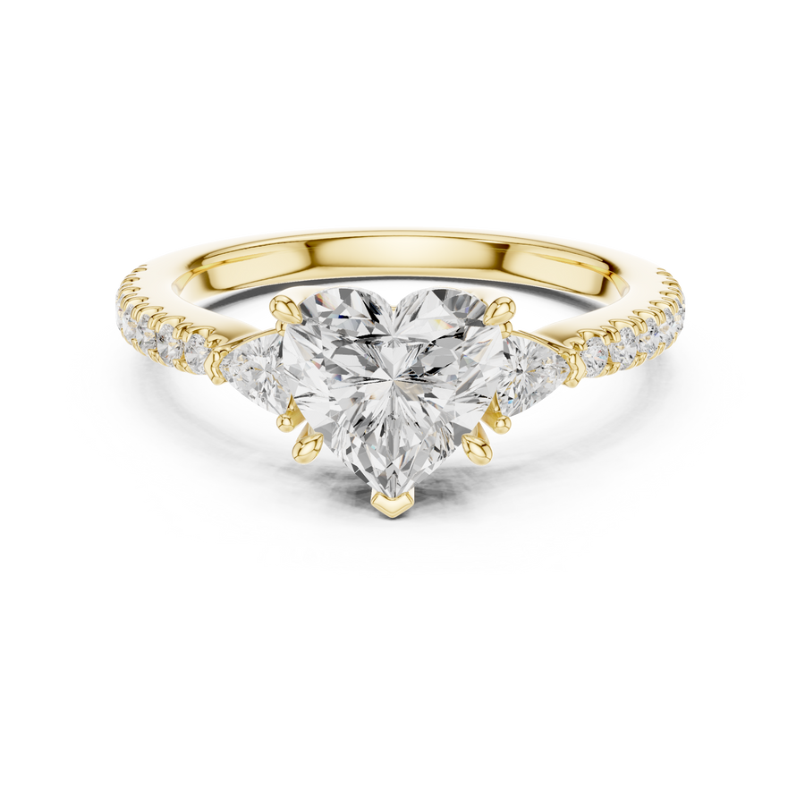 Amour Heart Cut Diamond Ring