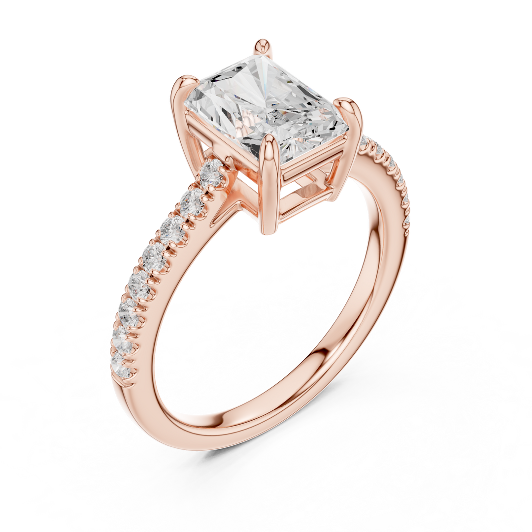 Luxe 2.00ct Radiant Cut Diamond Ring