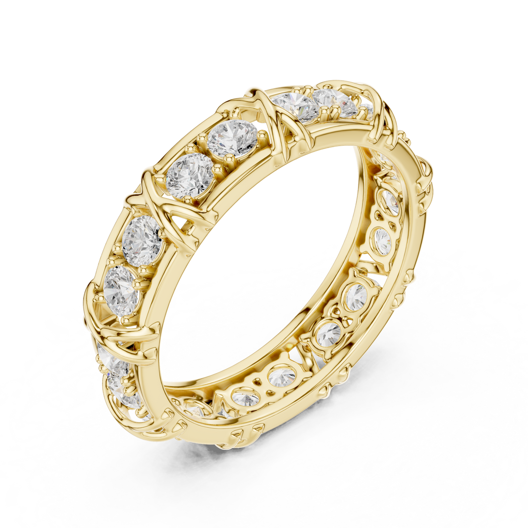 Full Eternity Mens Ring — 1.17ct