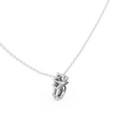 Ruby Teardrop Pendant — 0.35ct