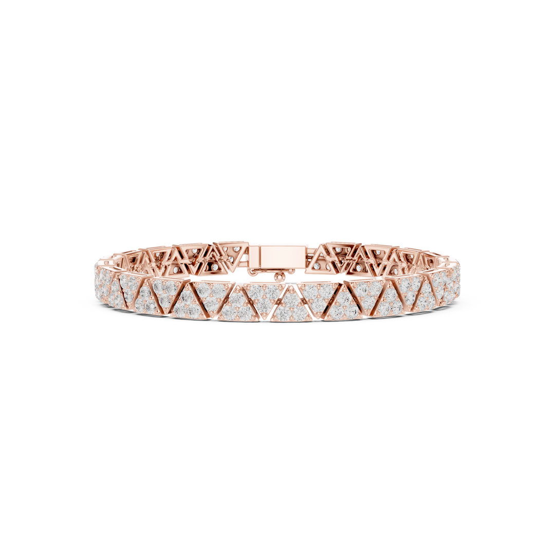 Heavy Cuban Link Men's Bracelet — 4.41ct