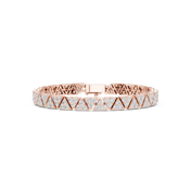 Heavy Cuban Link Men's Bracelet — 4.41ct