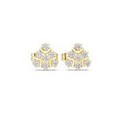 Lumen Diamond Solitaire Stud Earrings