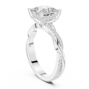 Imperial 2.00ct Princess Cut Three-Stone Diamond Ring