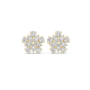 Nyla Diamond Solitaire Stud Earrings