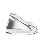 Load image into Gallery viewer, Grid Signet Mens Ring — 0.70ct

