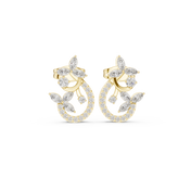 Roshni Diamond Halo Stud Earrings