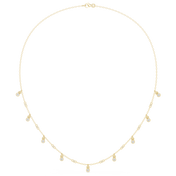 Diamond Station Necklace — 0.36ct