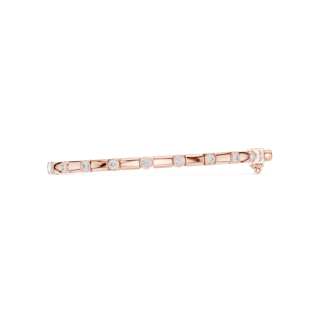 Bezel Chain Men's Bracelet — 0.81ct
