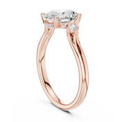 Belle Oval Diamond Solitaire Ring
