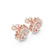 Eve Diamond Solitaire Stud Earrings