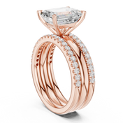 Oberon 2.83ct Emerald Cut Diamond Ring