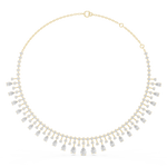 Load image into Gallery viewer, Grand Pear Fringe Necklace — 13.54ct
