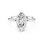 Load image into Gallery viewer, Fantaisie Marquise Diamond Accent Ring
