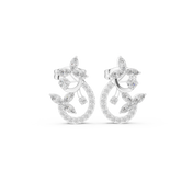 Roshni Diamond Halo Stud Earrings