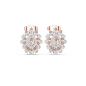 Astra Diamond Halo Stud Earrings