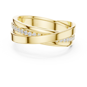 Slim Row Band Mens Ring — 0.29ct