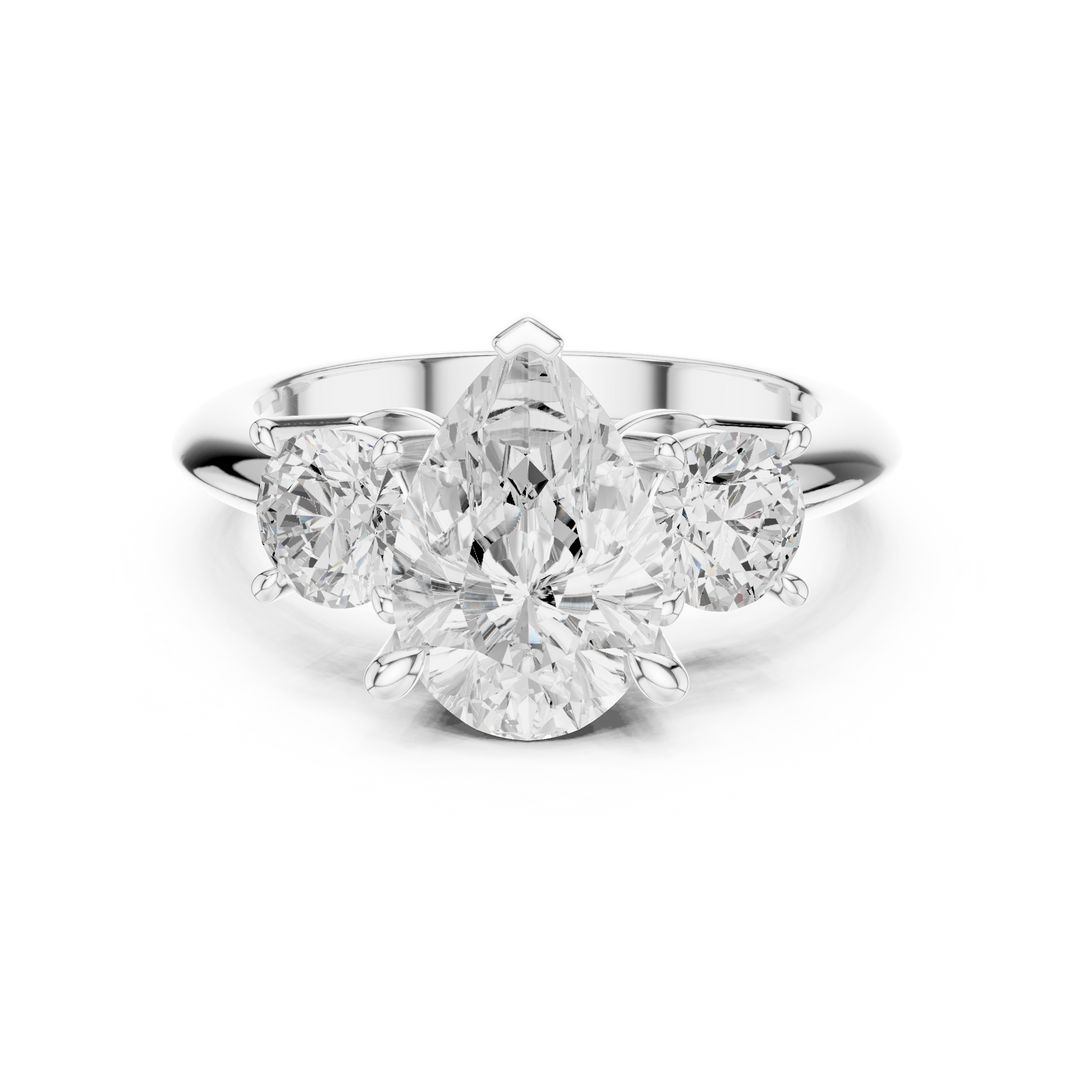 Poire 2.50ct Pear Shape Diamond Engagement Ring