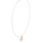 Load image into Gallery viewer, Open Circle Pendant Necklace — 0.09ct
