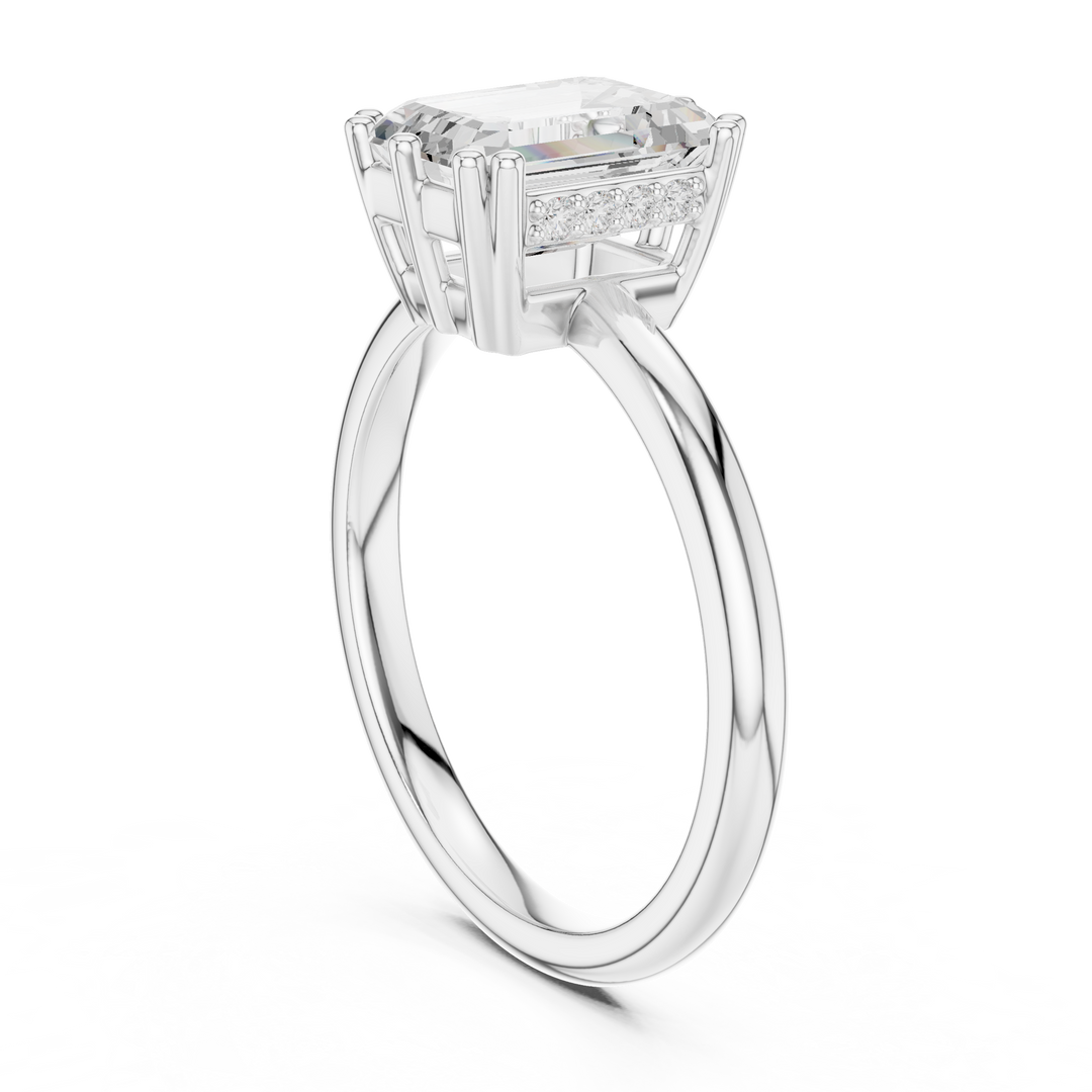 Imperiale 2.08ct Emerald Cut Diamond Ring