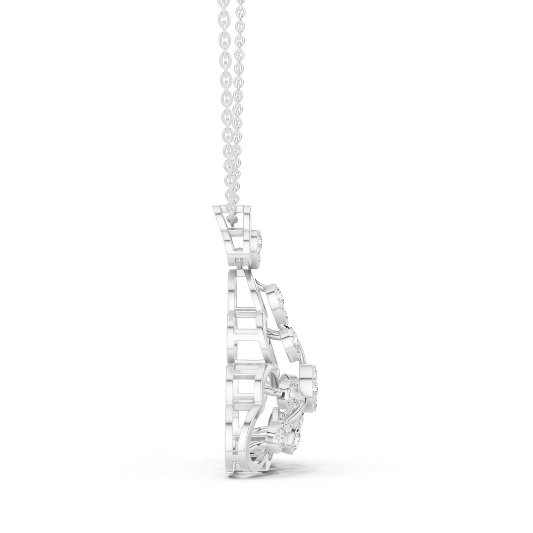 Trefoil Clover Pendant — 0.86ct