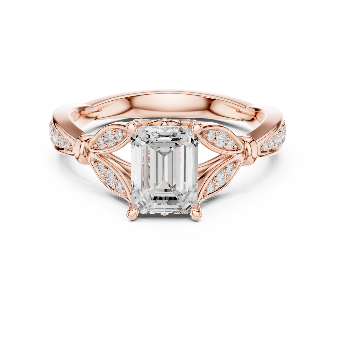 Emeraude 1.30ct Emerald Cut Diamond Ring