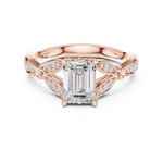 Load image into Gallery viewer, Emeraude 1.30ct Emerald Cut Diamond Ring
