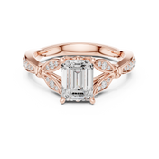Emeraude 1.30ct Emerald Cut Diamond Ring