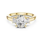 Load image into Gallery viewer, Marquette Oval Three-Stone Diamond Ring

