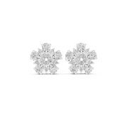 Nyla Diamond Solitaire Stud Earrings