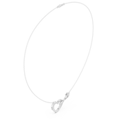 Infinity Heart Pendant Necklace — 0.88ct