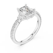 Vivian Emerald Cut Diamond Ring