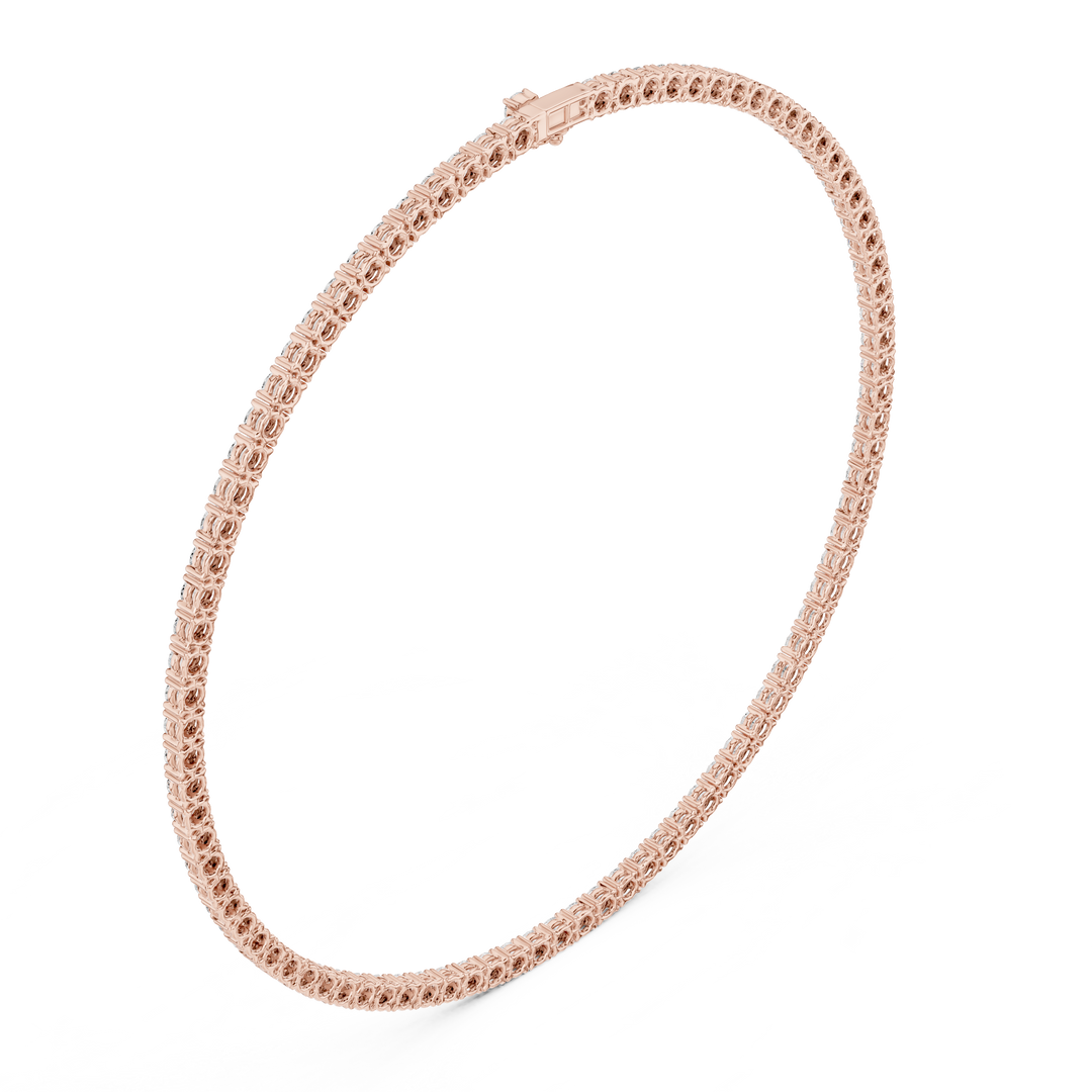 Full Eternity Tennis Necklace — 27.00ct
