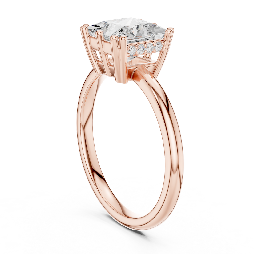 Crystelle Princess Cut Diamond Accent Ring