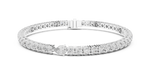 Load image into Gallery viewer, Teardrop Accent Bracelet — 5.75ct
