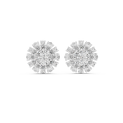 Esme Diamond Solitaire Stud Earrings
