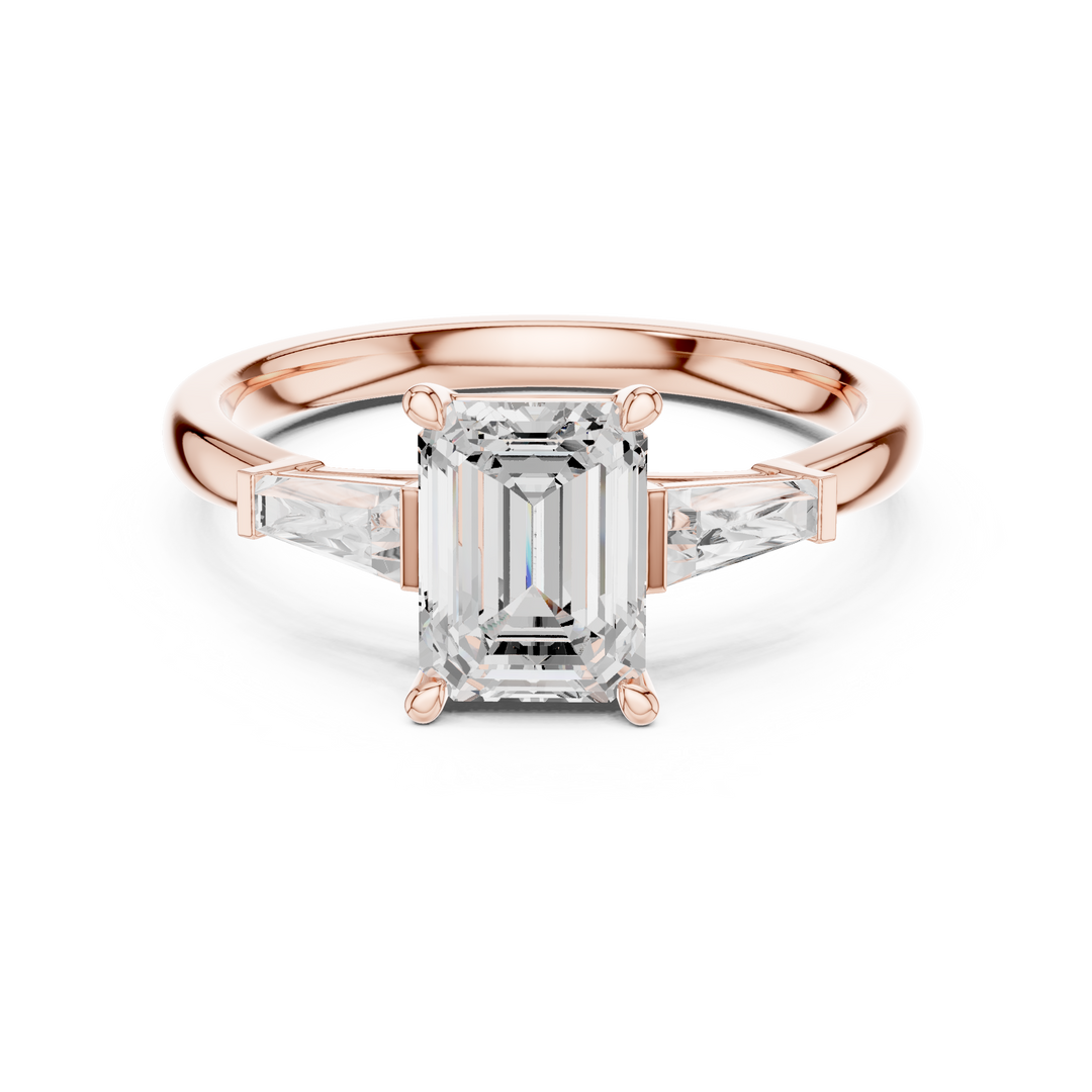Rafaela 1.31ct Emerald Cut Diamond Ring