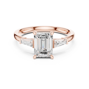 Rafaela 1.31ct Emerald Cut Diamond Ring