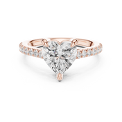 Juliet 2.00ct Heart Cut Diamond Engagement Ring