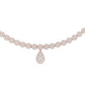 Pear Drop Graduated Necklace — 7.88ct