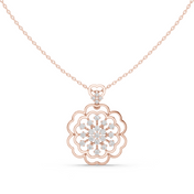 Floral Mandala Pendant — 0.71ct