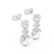 Mae Diamond Solitaire Stud Earrings